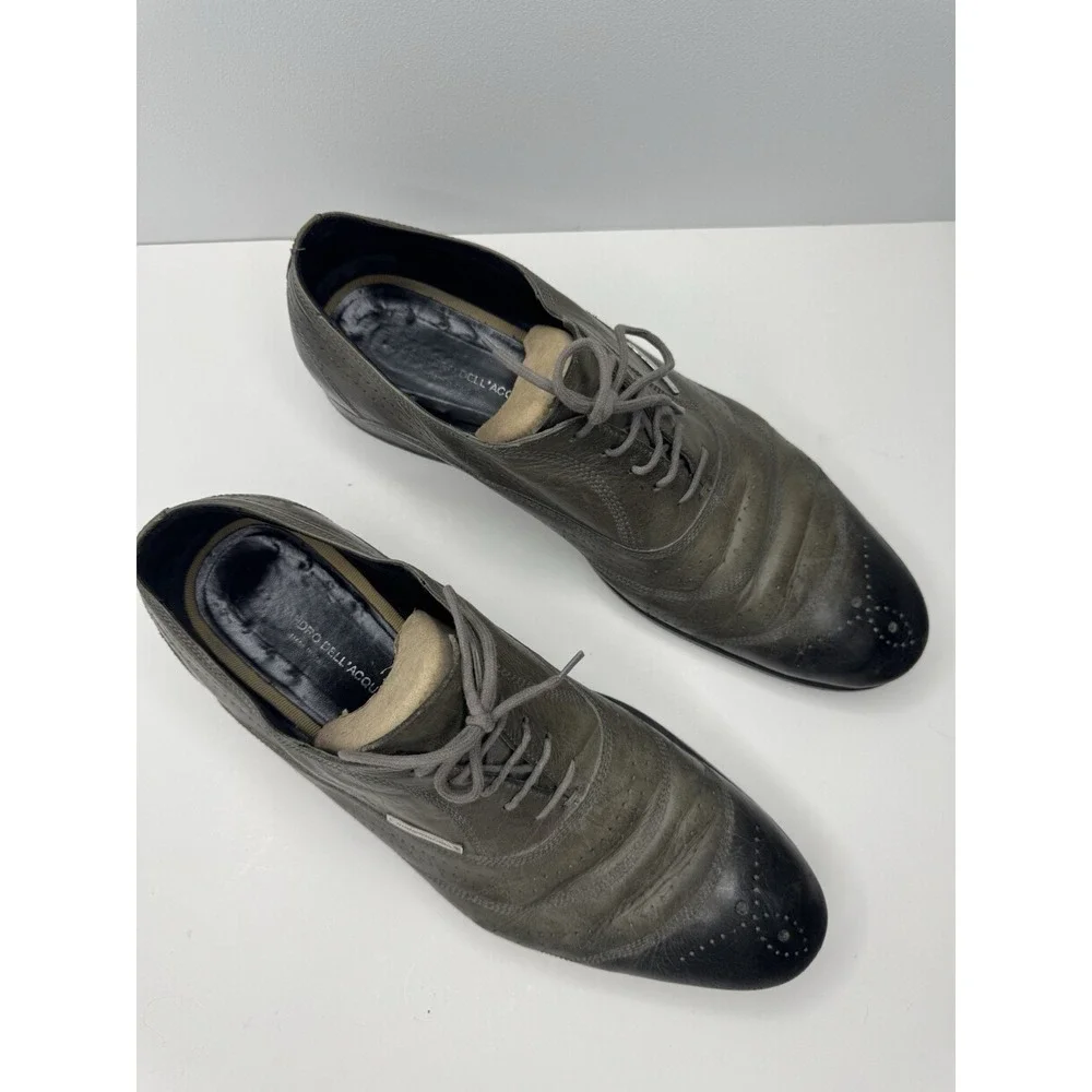 Alessandro Dell'acqua Men's‎ Shoes Dress Shoes Gray 44